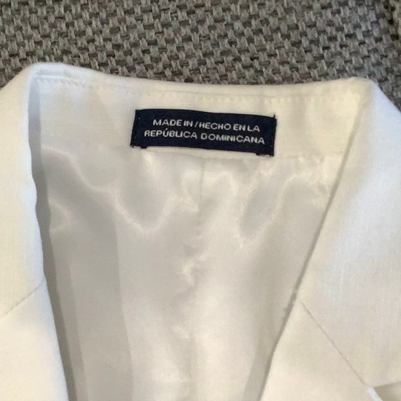 Nautica Boys White linen blazer Size 14 - Picture 6 of 8